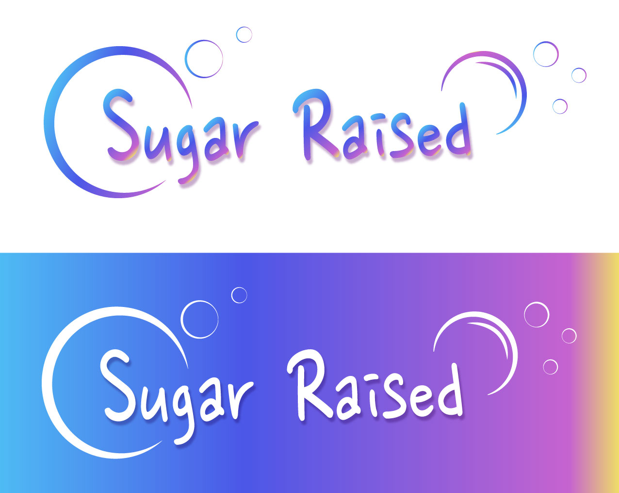 SugarRaisedのロゴ通常版と白文字版