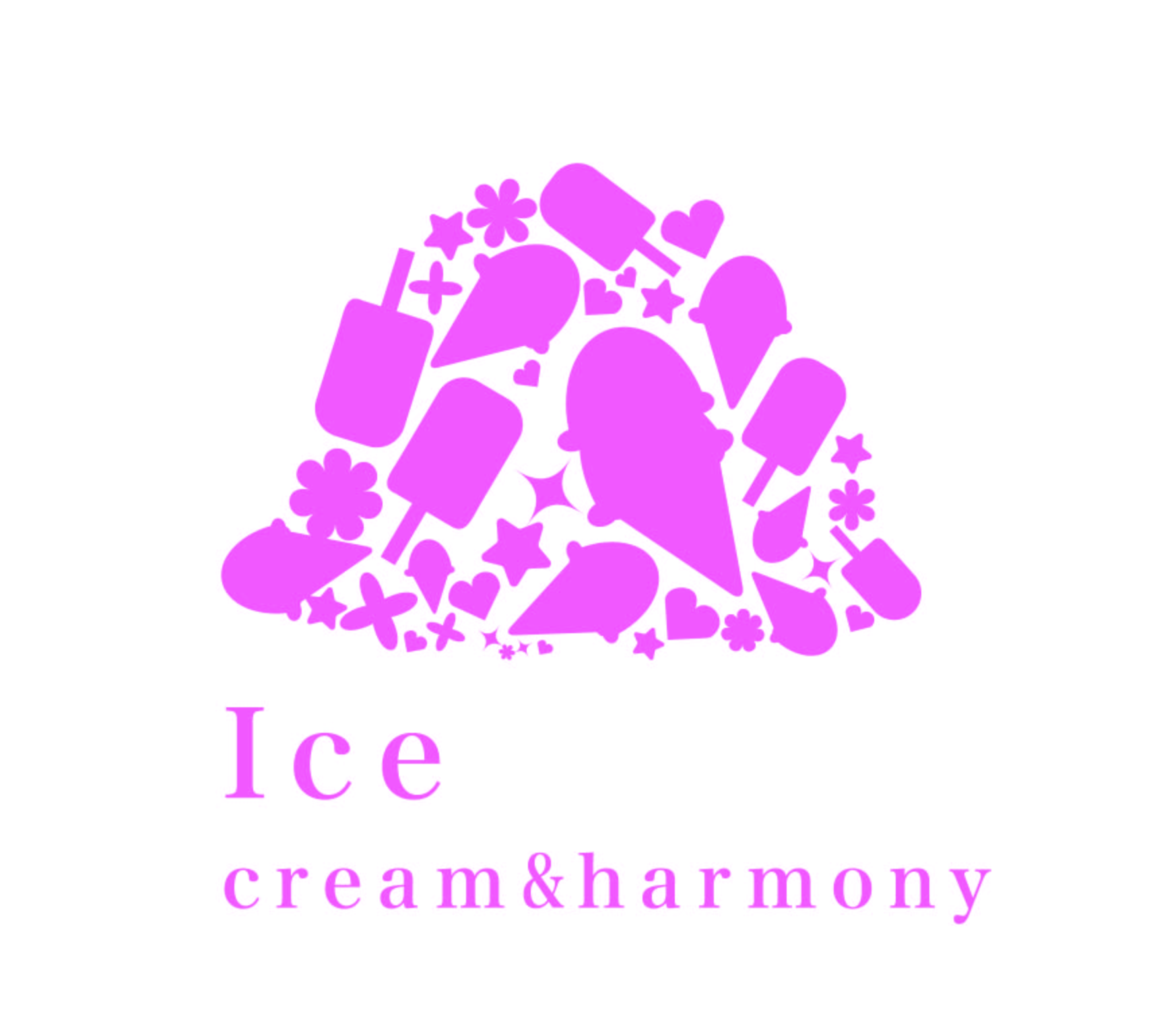 架空アイスクリーム屋Ice Cream&Harmonyのロゴ